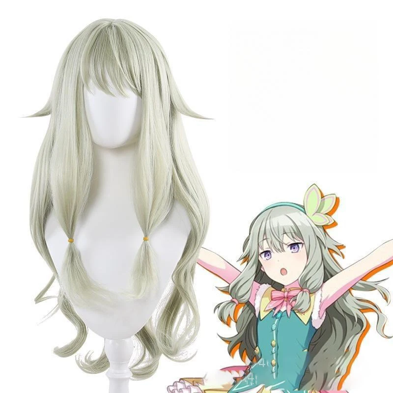 

Game Project SEKAI Colorful Stage Feat Hatsune Miku Role Wig Kusanagi Nene Cos Headgear Stage Cosplay Headwear Long Curly Hair