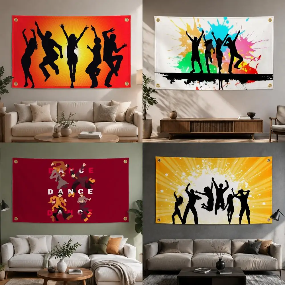 International Dance Day Flags Fashion flag For Living Room Home Dorm Decor Wall Outdoor Camping Party Banner Gifts