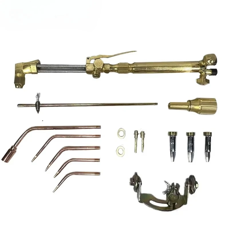 مجموعة مشاعل لحام نحاسية متينة مع لهب قابل للتعديل - شعلة غاز احترافية من SIOGEE