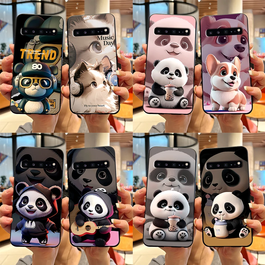 Oil Painting Samsung Galaxy S10 5G  Samsung S10 5G Case Carton Cover Soft Silicone Phone Case For Samsung S10 5G Back Cover Bags