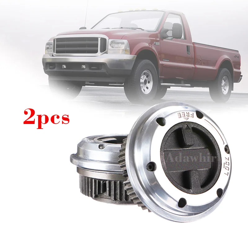 2 Pieces Manual Wheeling Locking Hubs for  FORD F250 , F4000 F350 450 CHRYSLER W 250 & W 350 Chevy 1 Ton  Pick (K-30) AVM439