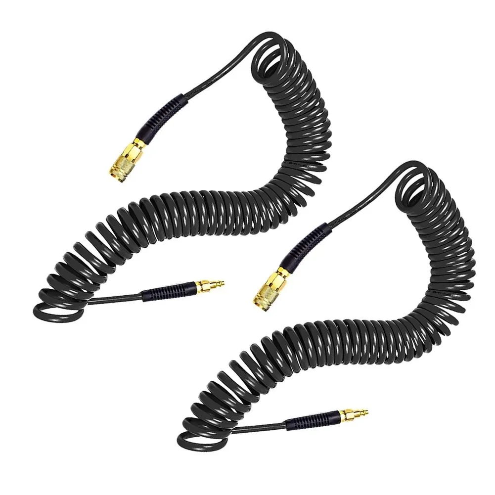 PE  Pneumatic Adapter Quick Coupler Inflating Coil  Air Hose Compressor For Automotive Repair And Machinery