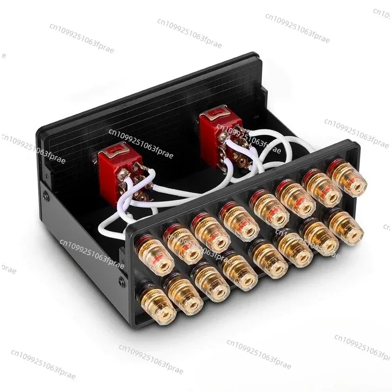 2 pairs, power amplifier/speaker switching switch, two in and two out, A-B audio amplifier, speaker switching dual channel