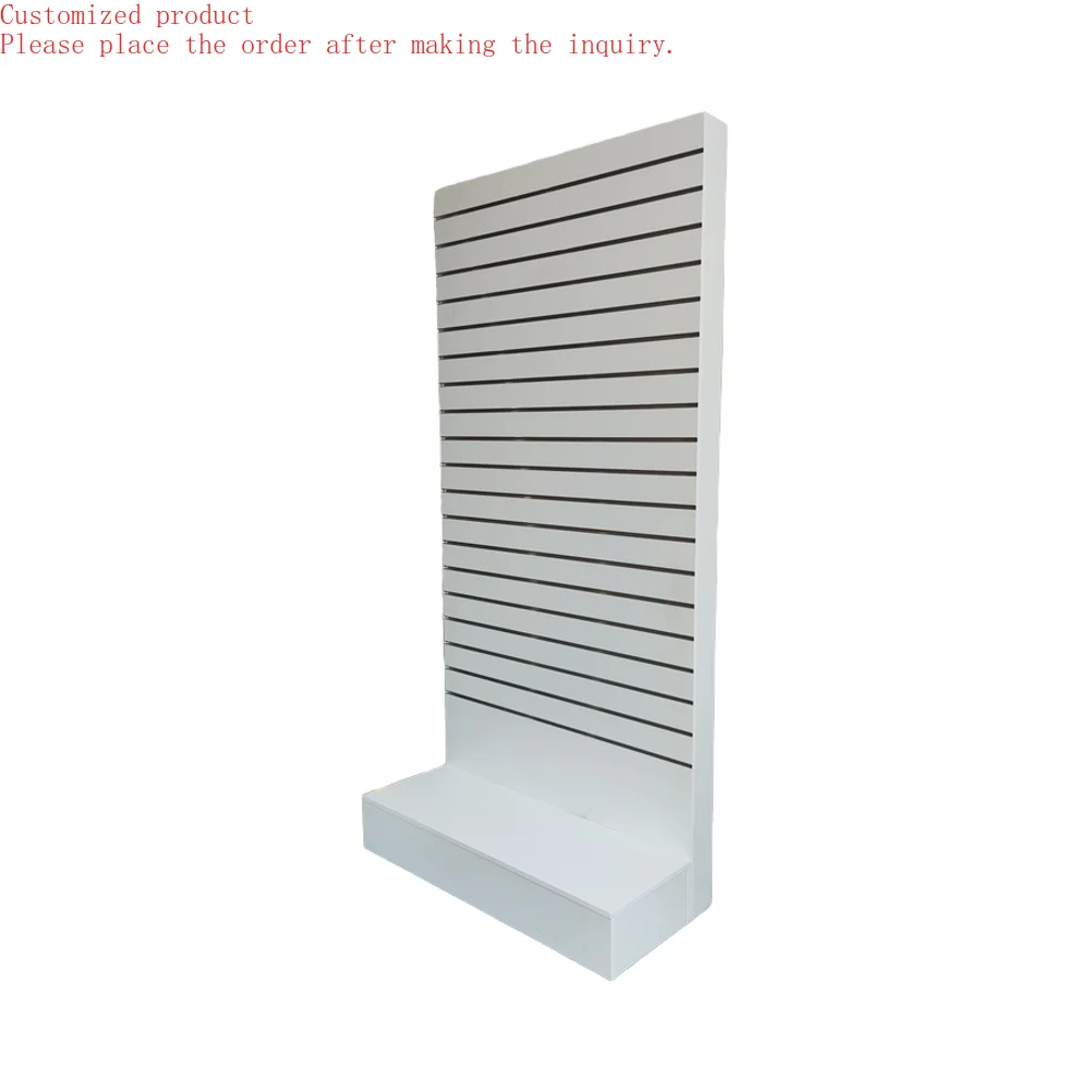 

Custom.HIKUYA Factory MDF Slatwall Display Stand - WhiteColor