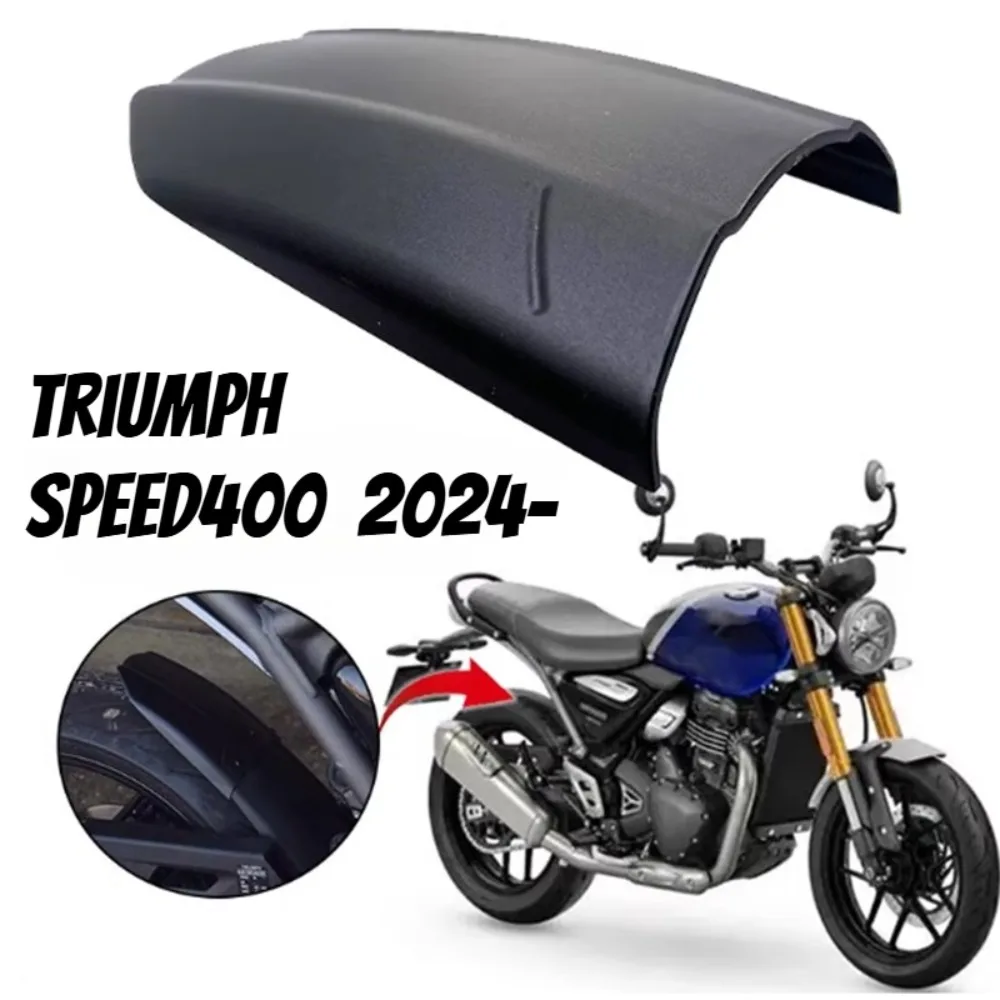 Für Triumph Speed400 2024-Motorrad Hinterer Kotflügel-Verlängerung Spritzschutz Speed 400 2024 2025 2026 Speed 400