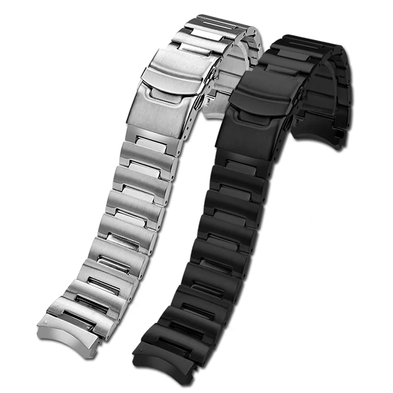 For Seiko PROSPEX Stainless Steel Watch Strap SRPH75K1 SRPD25K1 SBDY115  20mm Men  Metal WatchBand Bracelet silver black tool