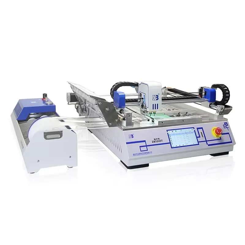 for ZB3245T SMD SMT Mounting Machine Desktop 2 Head LED PCB Assembly Chip Mounter for SMT Production Line