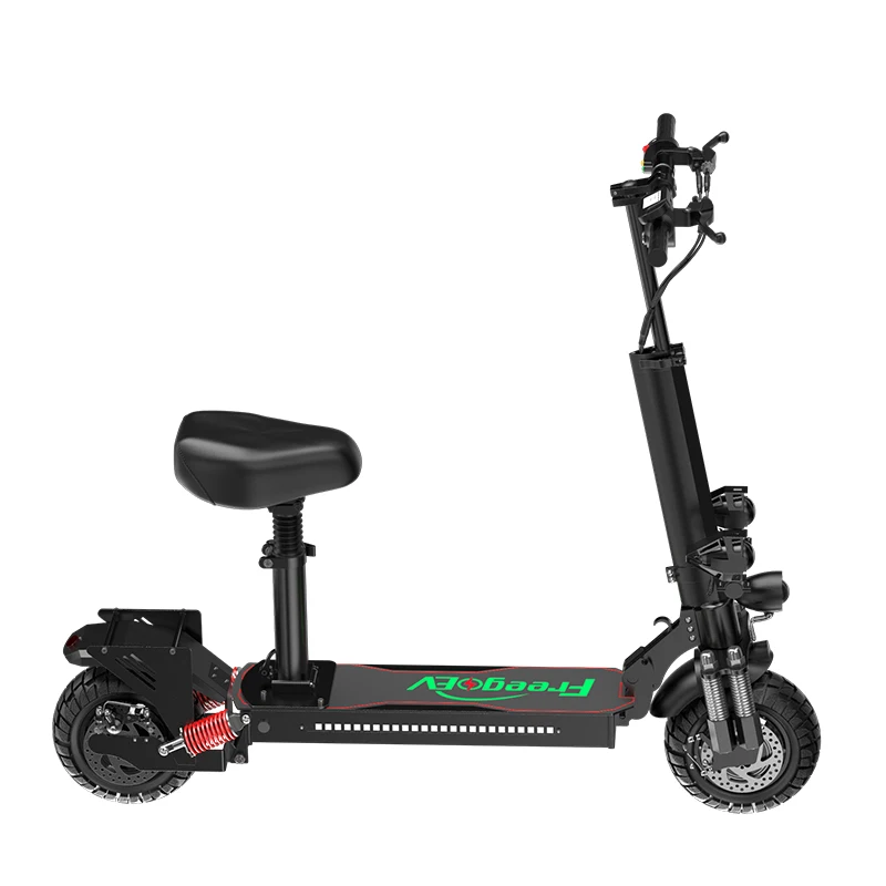 50-60km 25-30 Gradeability Range 10 Inch Electric Scooter