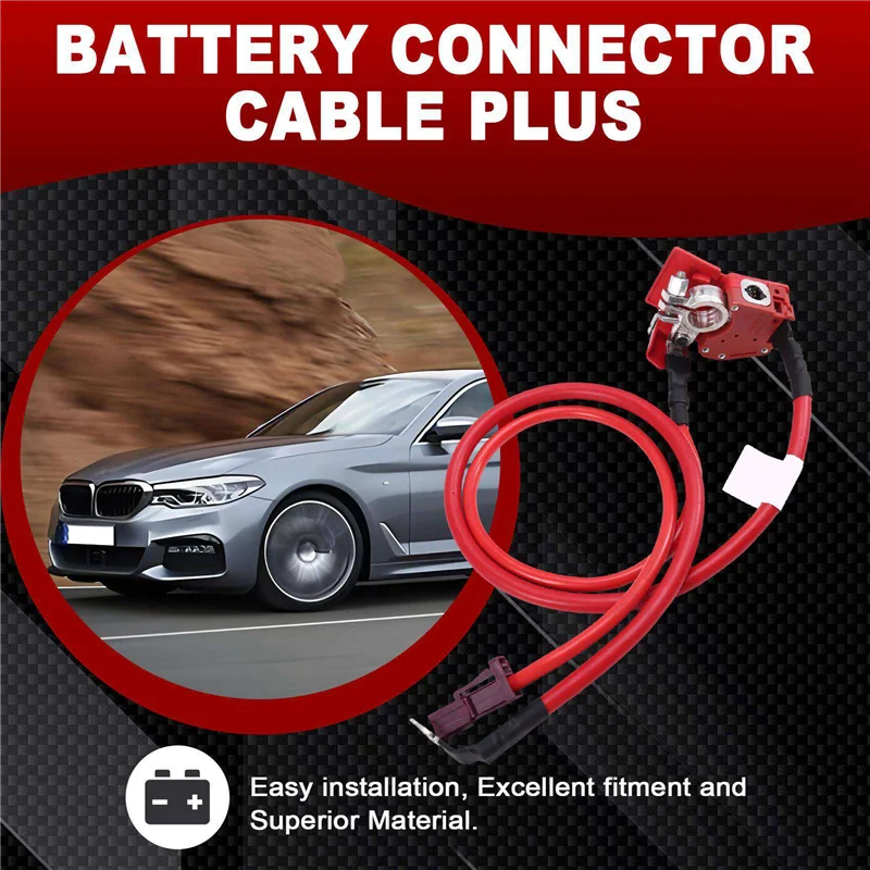

2X 61126998059 Car Positive Battery Fuse Cable For Hybrid BMW 5 G30 Battery Connector Cable Plus 6998059