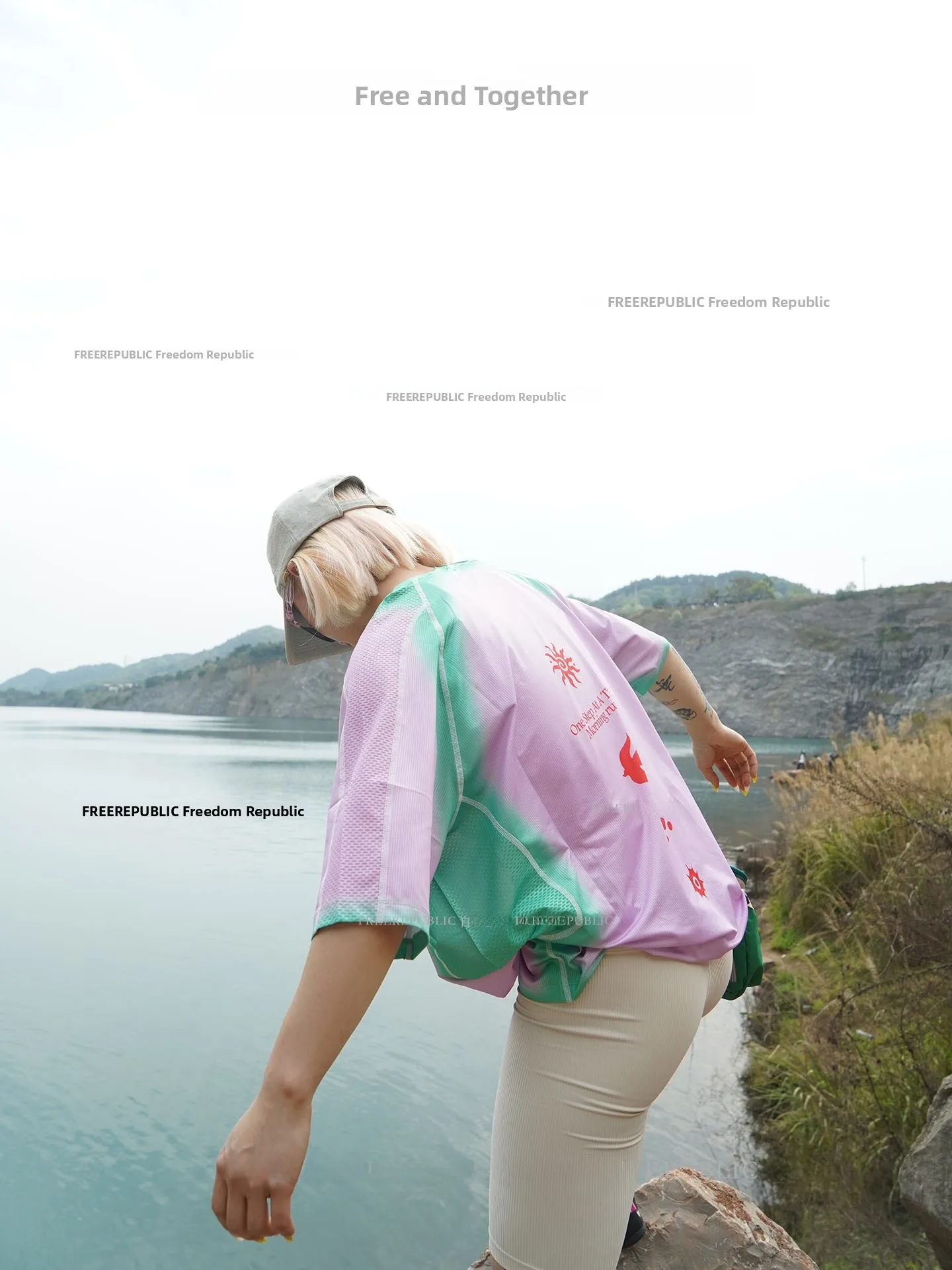 Outdoor Mountain Climbing Ultra-Thin Quick-Drying Shirt Short Sleeve Breathable Sweat-Wicking Durable Polyester T-Shirt for M...