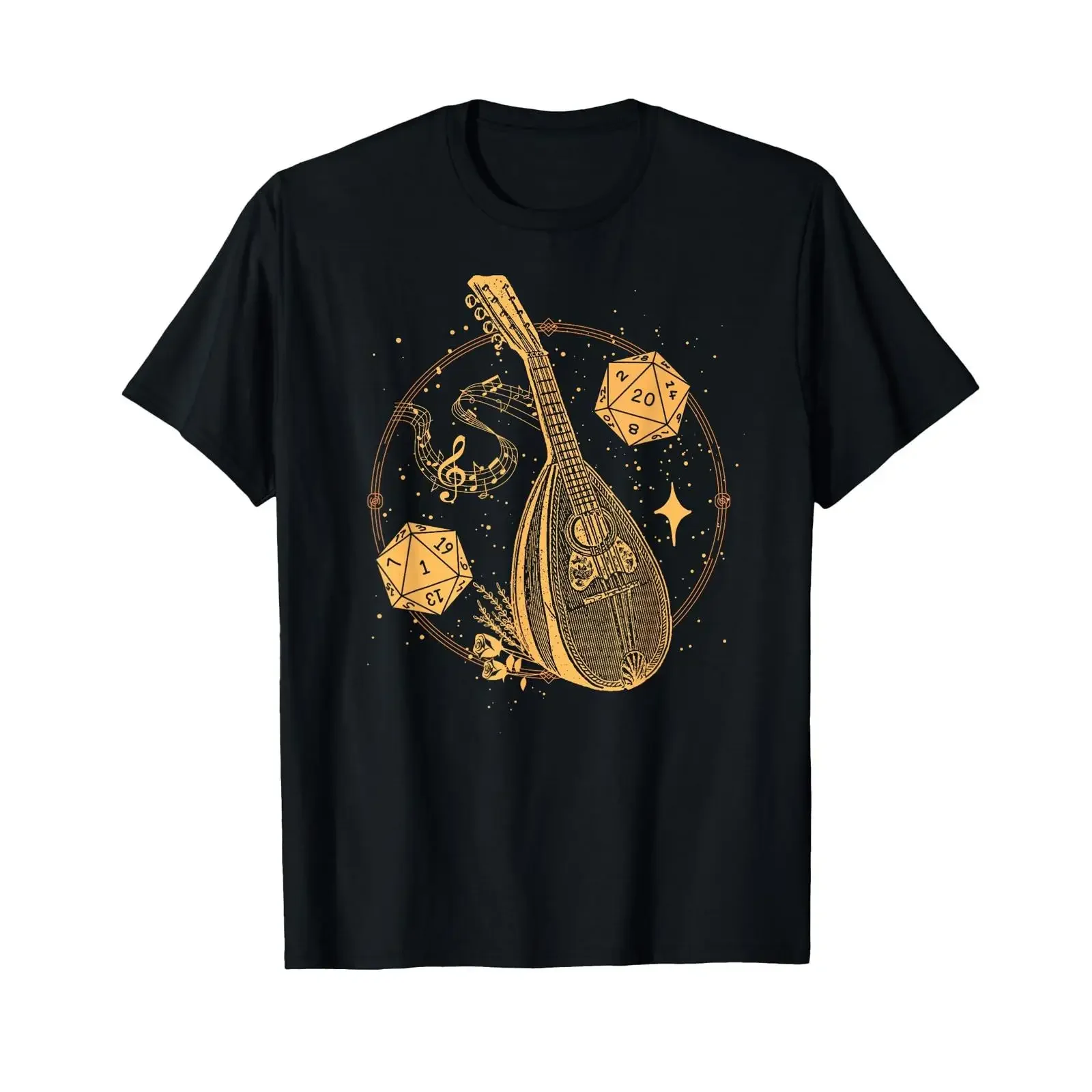 Bard Character Class RPG Fantasy Jeu de rôle pour Femme T Shirt vintage Washed Comfortable Top For Everyday Wear Breathable