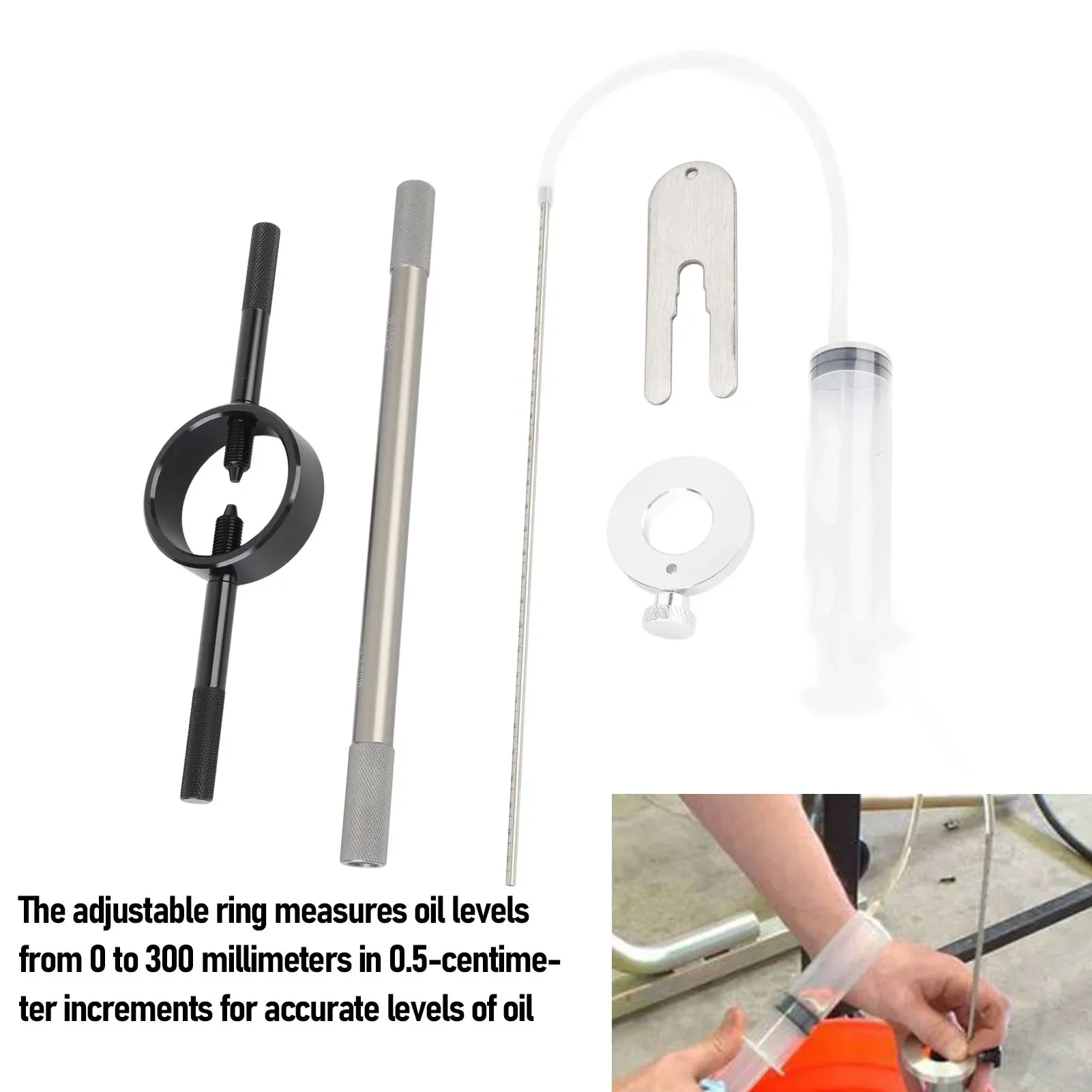 Motorcycle Fork Spring Compressor Tool Kit for Most Regular Cartridge and Inverted Forks Motorcycle Maintenance Repairing Tools