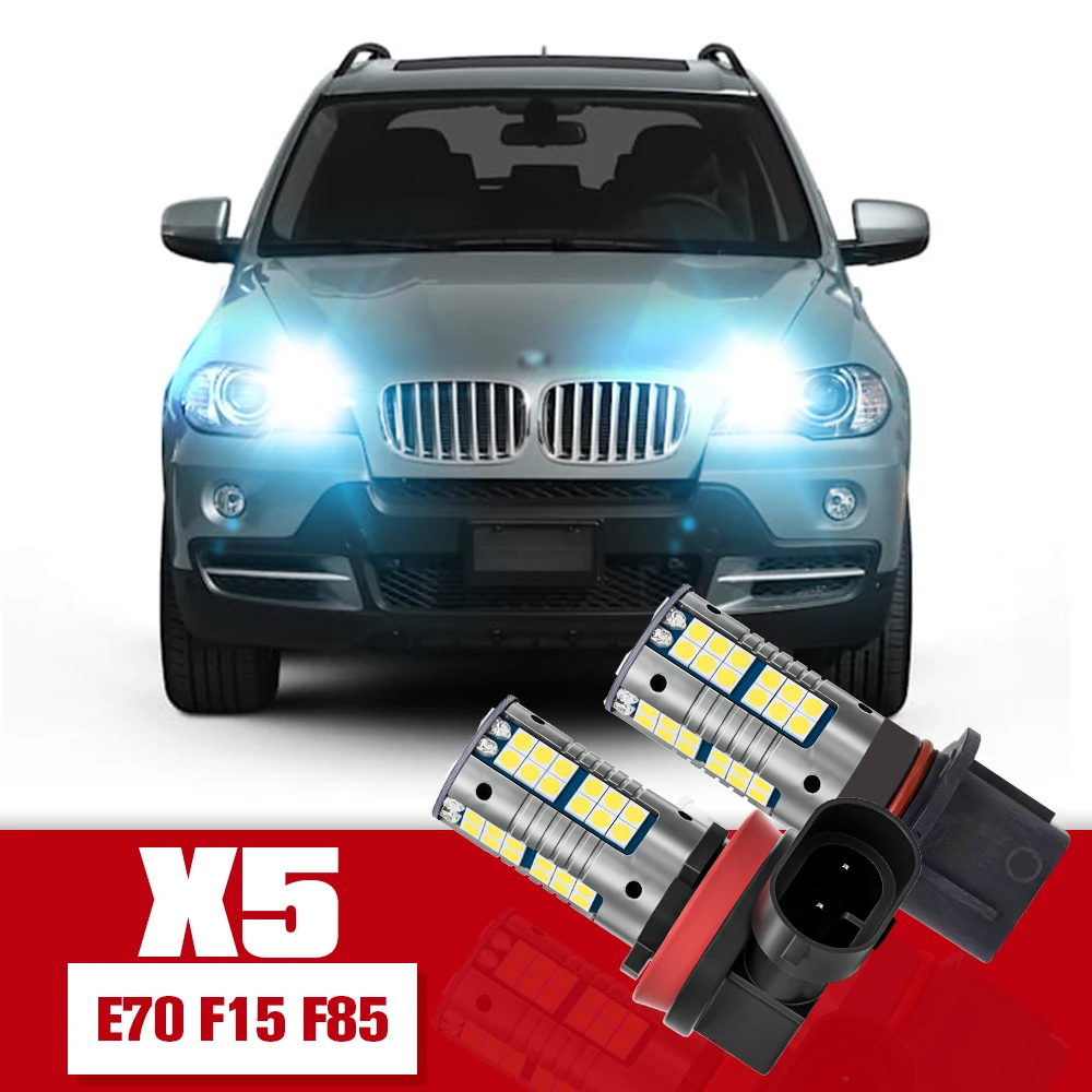 

2pcs LED Accessories Daytime Running Light DRL For BMW X5 E70 F15 F85 2007 2008 2009 2010 2011 2012 2013 2014 2015 2016 2017