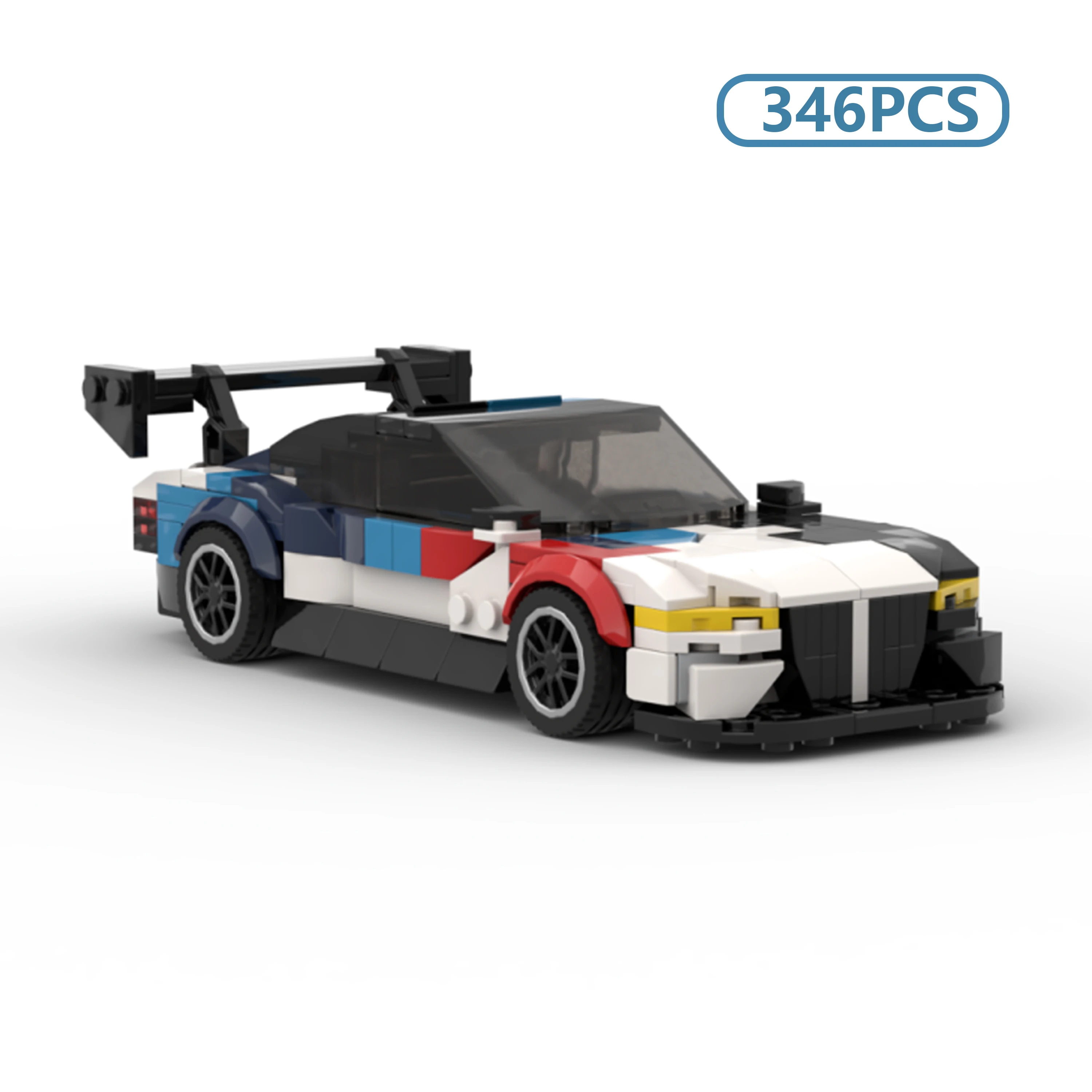 

MOC M4 GT3 Racing Car Building Blocks 8-Stud Speed Series Sports Model Creative Assembly Kit for Adults