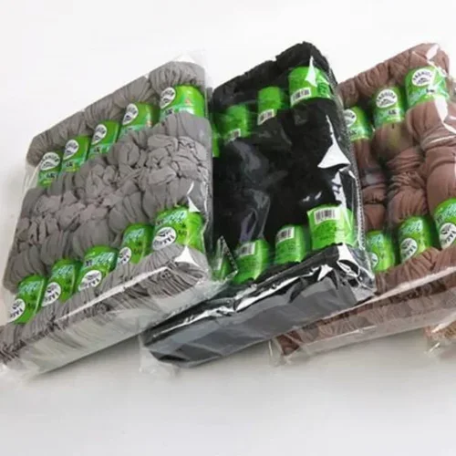 Imagen 2 del producto Calcetines finos transparentes de seda de cristal para mujer, medias cortas de nailon, Color piel, verano, 10-50 pares