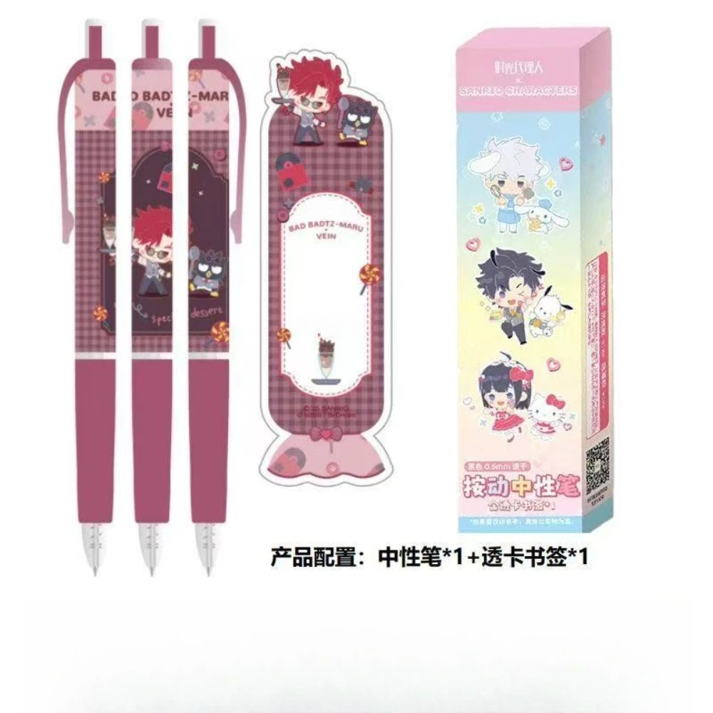 New Arrival Sale Genuine Link Click X Sanrio Collaboration Stationery Set Ballpoint Pen Stand Memo Pad Birthday Gift view 5