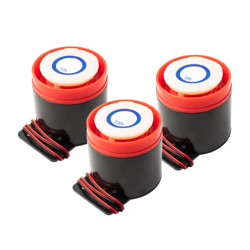 SFB-55 High Decibel Active Buzzer Alarm Speaker 12V 24V 220V SFB55 DC6-12V Buzzes Diy Electronic For DIY Electronic 1PCS