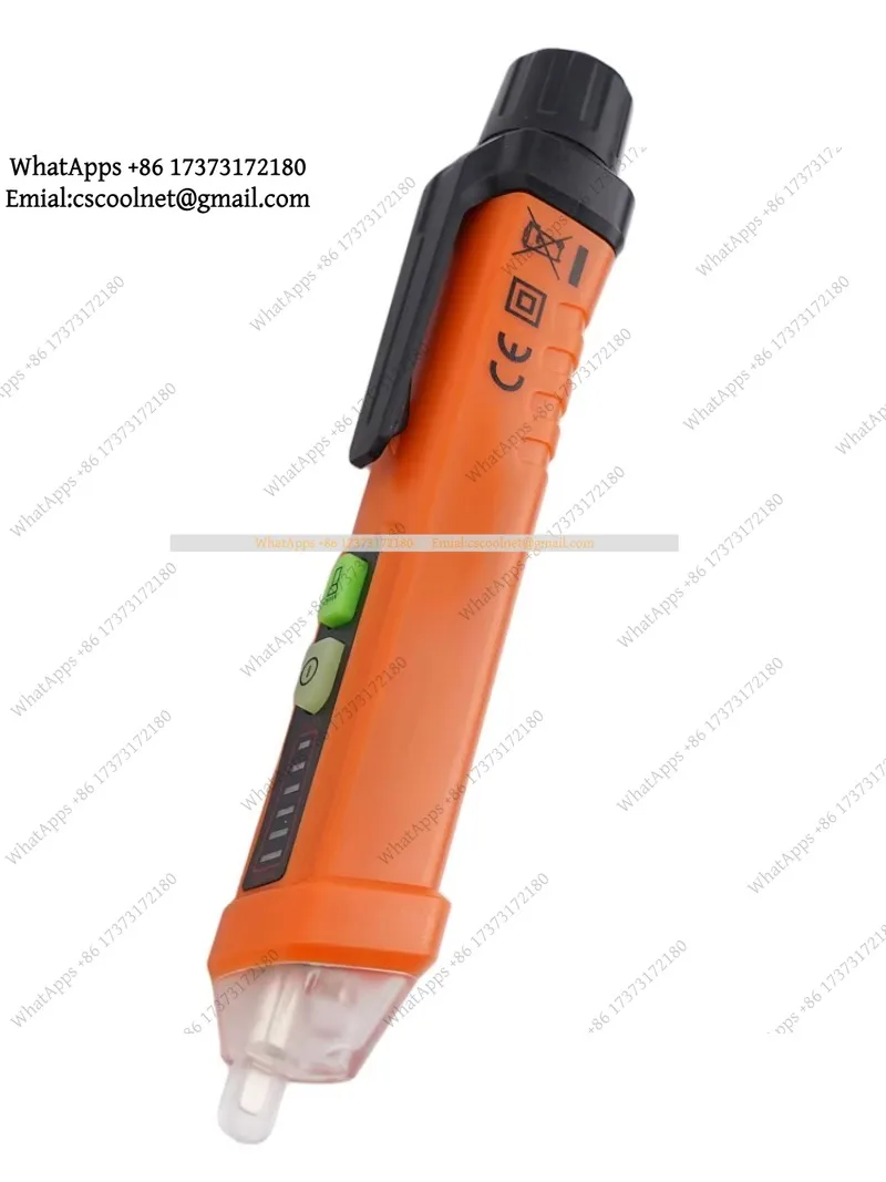 PM8908C Non Contact Voltage Tester Pen AC 12V-1000V NCV Detector LED & Sound Alarm for Household Electrical Testing