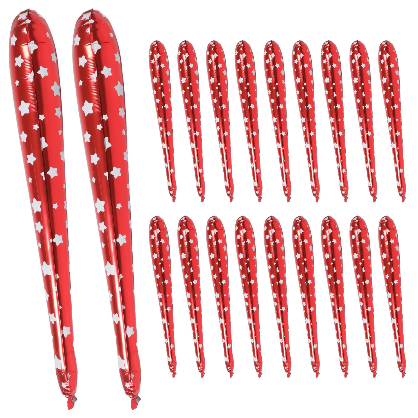 50Pcs Inflatable Cheering Sticks Built-in Bells Instant Audience Sound Maker for Sports Fans Concerts Parties Cheering Props