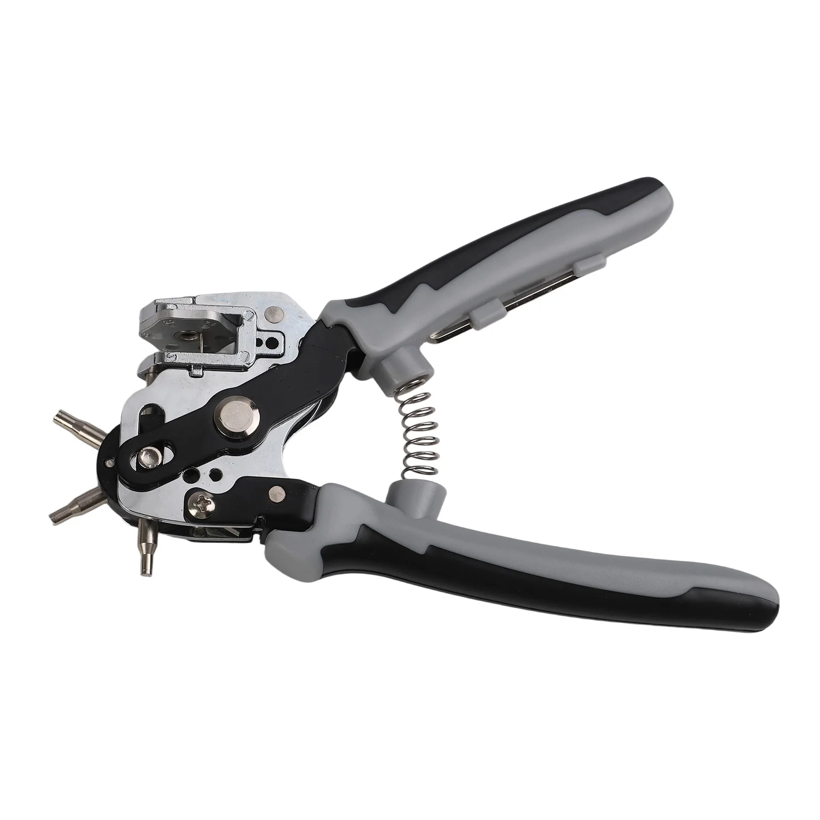 

Adjustable Hole Punch Belt Punch Tool Ergonomic Handle Design Multiple Hole Sizes Non-Slip Grip Stainless Steel Construction