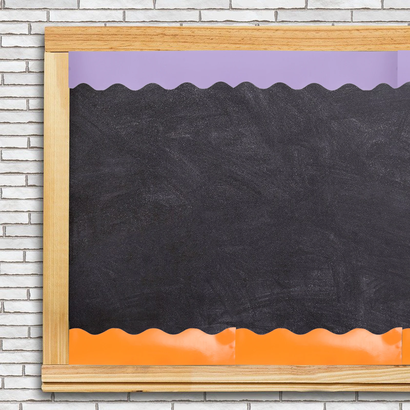 

Waterproof Bulletin Board Border Trim Paper Decorative Blackboard Classroom Chalkboard Wear-Resistant Replaceable Removable