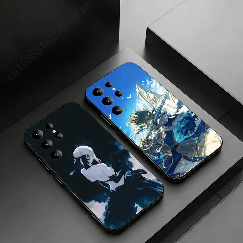 

F-Fate S-Stay Saber Phone Case For Samsung Galaxy S26,25,24,23,22,21,20Plus Ultra