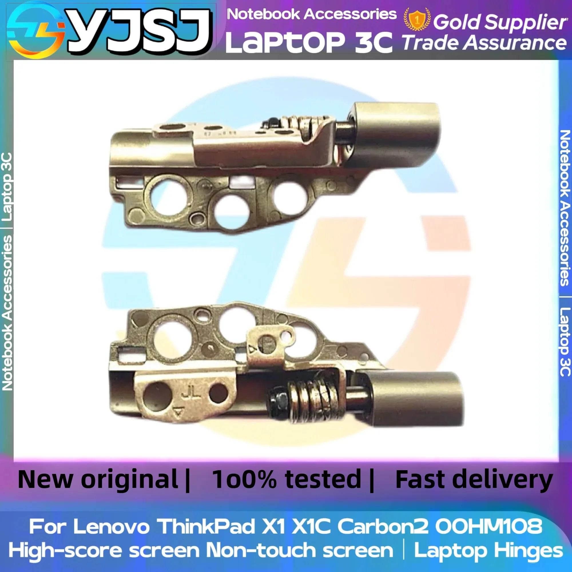 

New Original Laptop Notebook Hinges For ThinkPad X1 X1C Carbon2 Hinge High Resolution Screen Non Touch Screen Shaft