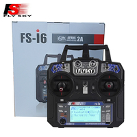 FLYSKY FS-i6 I6 2.4G 6CH AFHDS Rdio Transmitter with FS-IA6B/FS-IA6 Receiver for RC Airplane Helicopter FPV Racing Drone