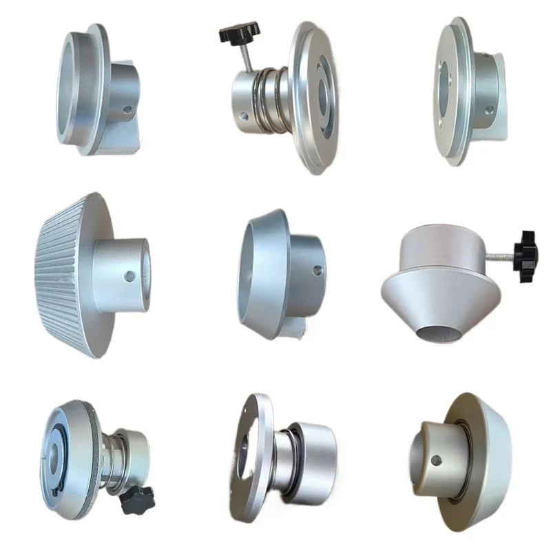 Aluminum alloy material retaining disc with fixed pressing plate, shaped plug tensile clamp ring
