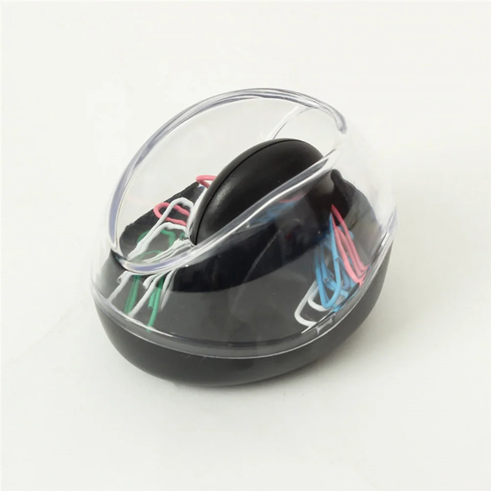 Wheel Design Paperclip Holder Creative Shape Desk ganizer Paper Clips Storage Box Office Supplies