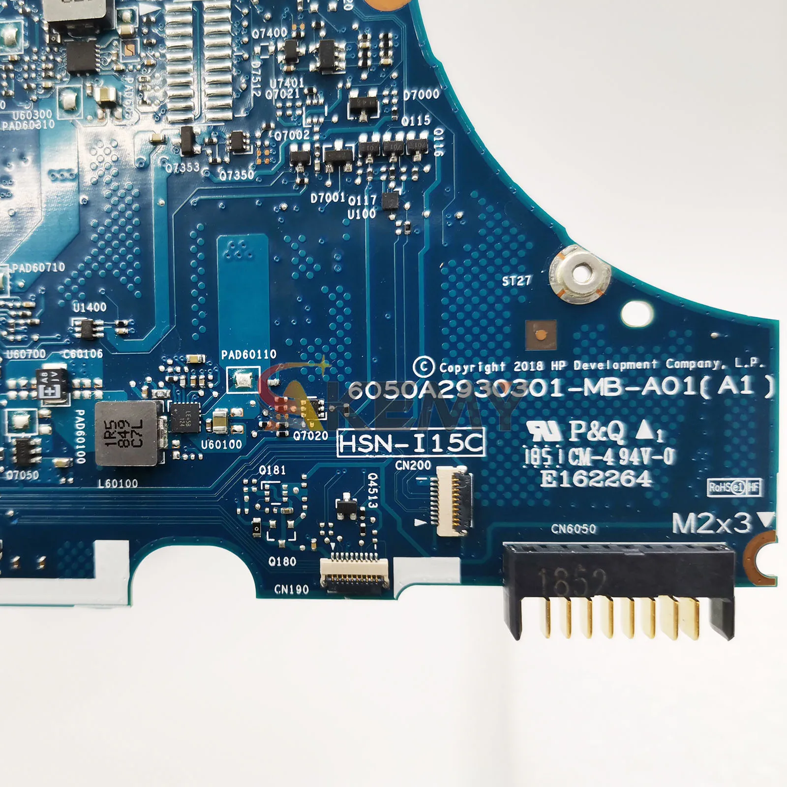 6050A2930301 Para HP ProBook 645 G4 655 G4 Laptop Placa-mãe L12801-601 L12800-601 Com R5-2500U R7-2700U CPU 100% Totalmente Testado