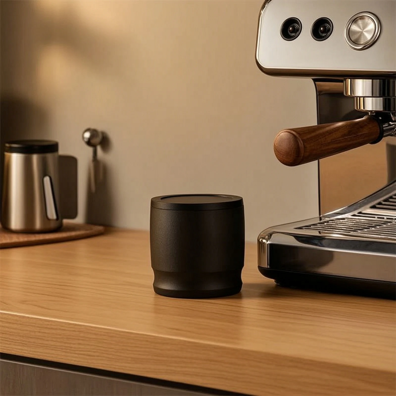 Coffee Dosing Cup with Lid Food-Safe Espresso Dosing Cup Matte Long-Lasting for Baristas, Portafilter