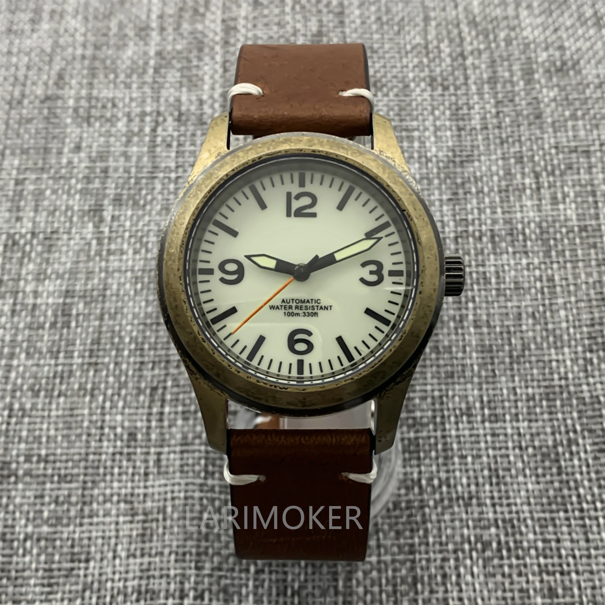 BLIGER 36mm 39mm Vintage Bronze automatic movement 10ATM Waterproof C3 Super luminous Sapphire Flying Watch