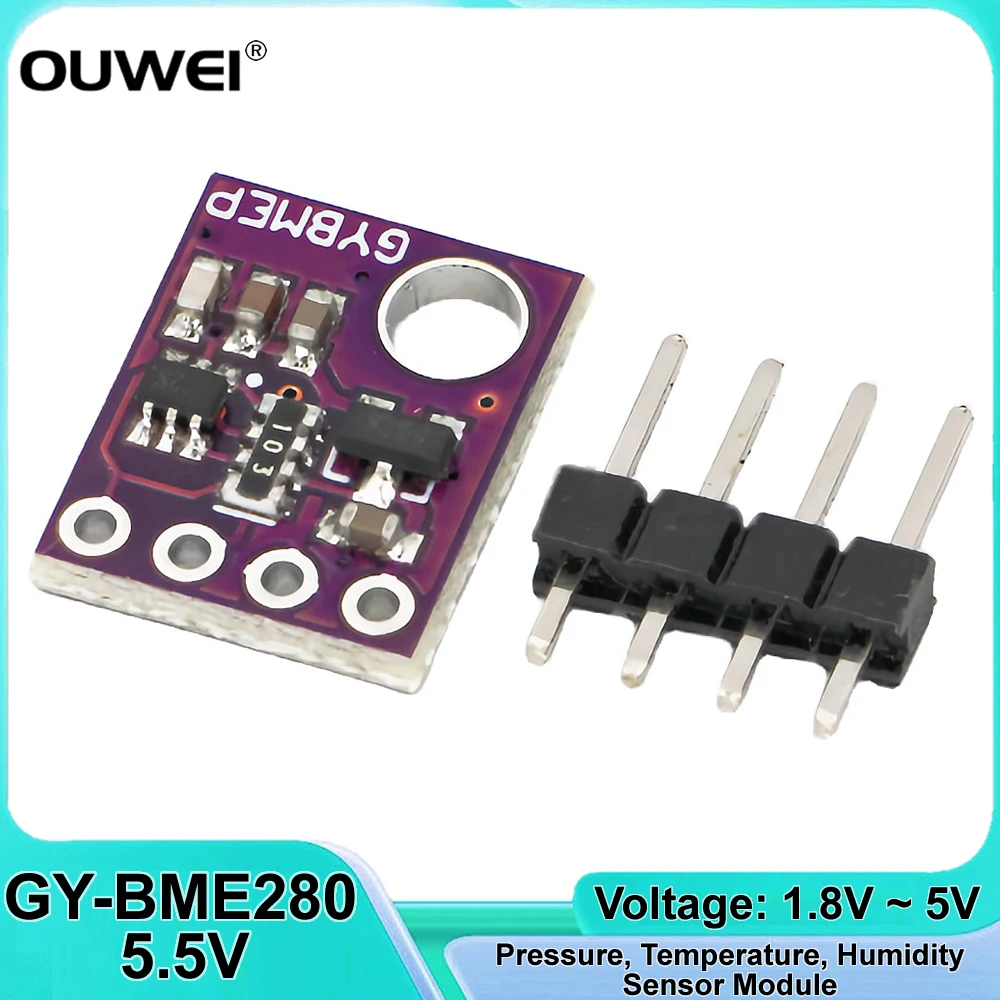 GY-BME280 5V Digital Sensor Temperature Humidity Barometric Pressure Altitude Sensor Module For Arduino I2C SPI 1.8-5V