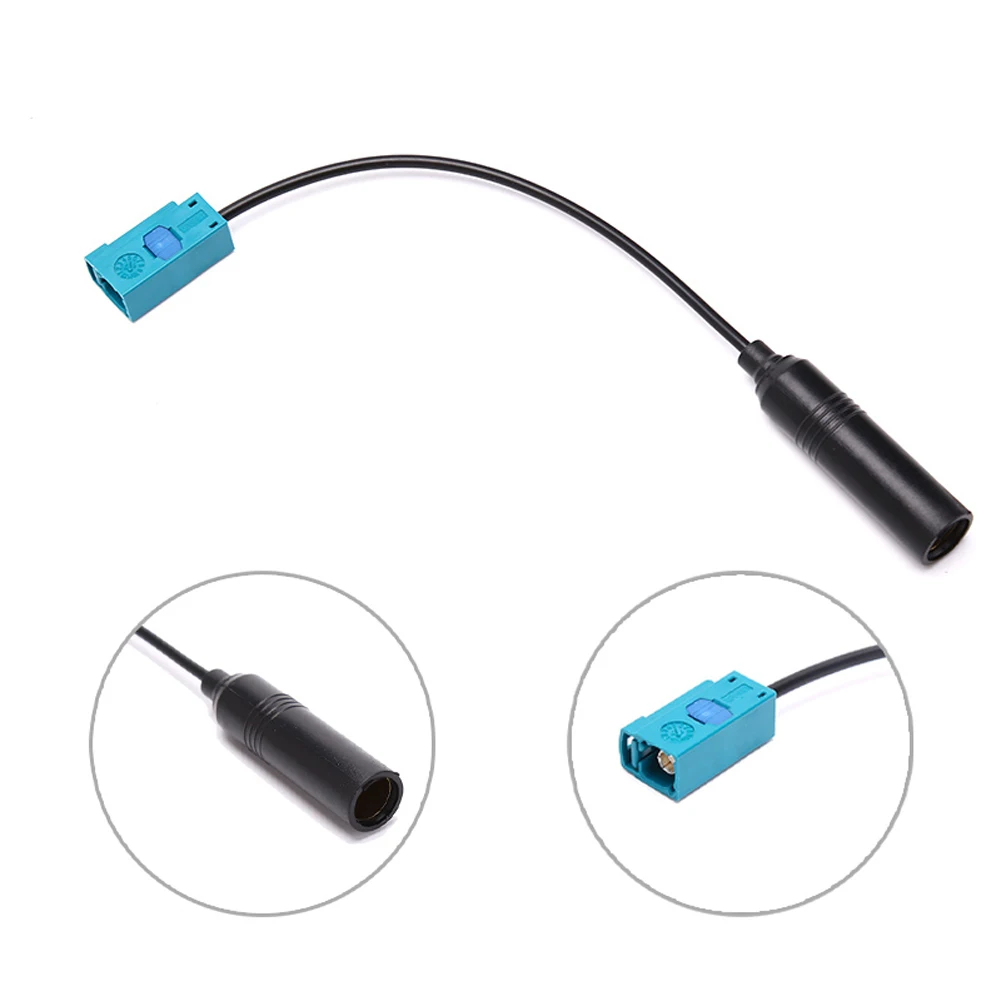 12V Auto Radio Antenna Adapter Cable Portable Audio FM Adapter Wire Mini Radio Fakra Antenna Adapter Line for VW Skoda for BMW