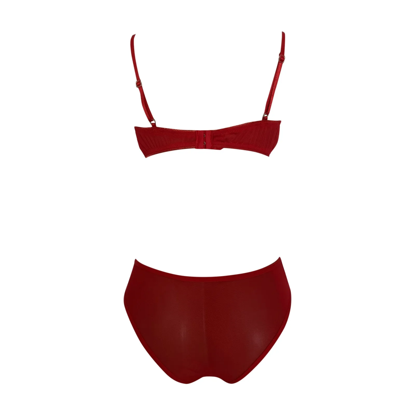 Secret Sexy Lingerie sets women sensual solid color red Bra Set Women Underwear Set Fashion Ladies Bralette Bra+Panties Set