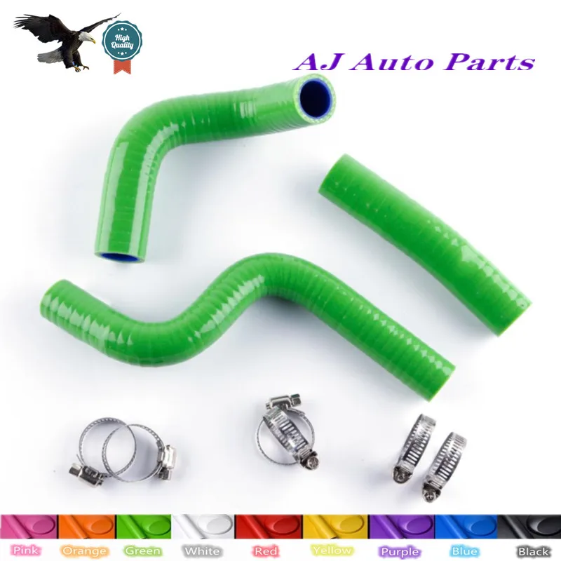 For KAWASAKI KX80 1998-2000/KX85 2001-2013/ KX100 1998-2013 /Kawasaki KX80 KX85 KX100 1998-2009 Silicone  Hose（3 -PLY Hose ）