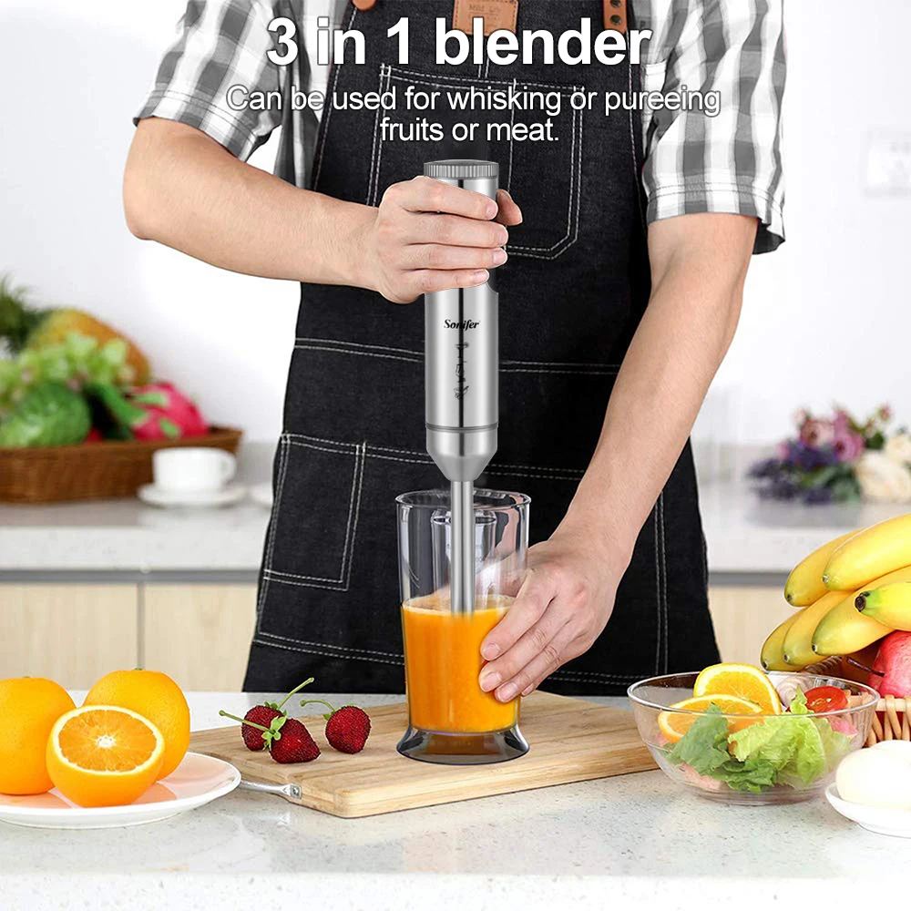 sonifer-sf-8136-frullatore-a-immersione-3-in-1-800w-con-tritatutto-in-acciaio-inox-e-bicchiere-antischizzo-per-cucina