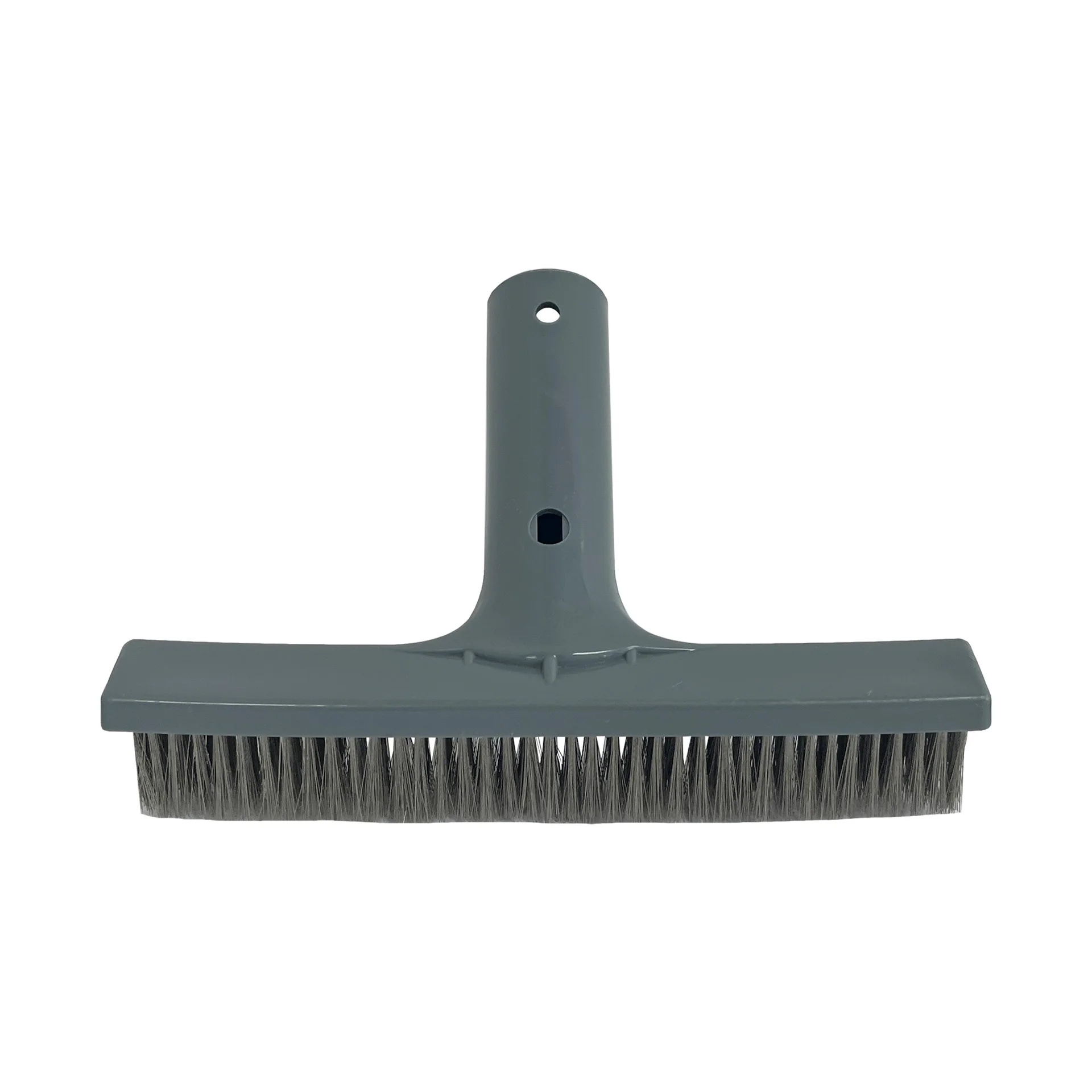 10 Inch Swimming Pool Bottom Brush Stainless Steel Bristle Wall Brush Fish Pond Cleaning Tool