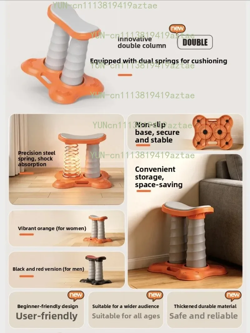 Double Spring Support Frame Automatic Rebound Home Fitness Equipment Push-Up Trainer Stand Gymnastic Apparatus Fitness Compre...