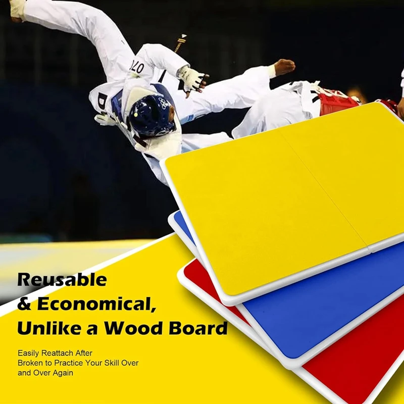 4 Pack Rebreakable Boards Martial Arts,Taekwondo Breaking Boards For Kids,Karate Boards For Breaking Kids