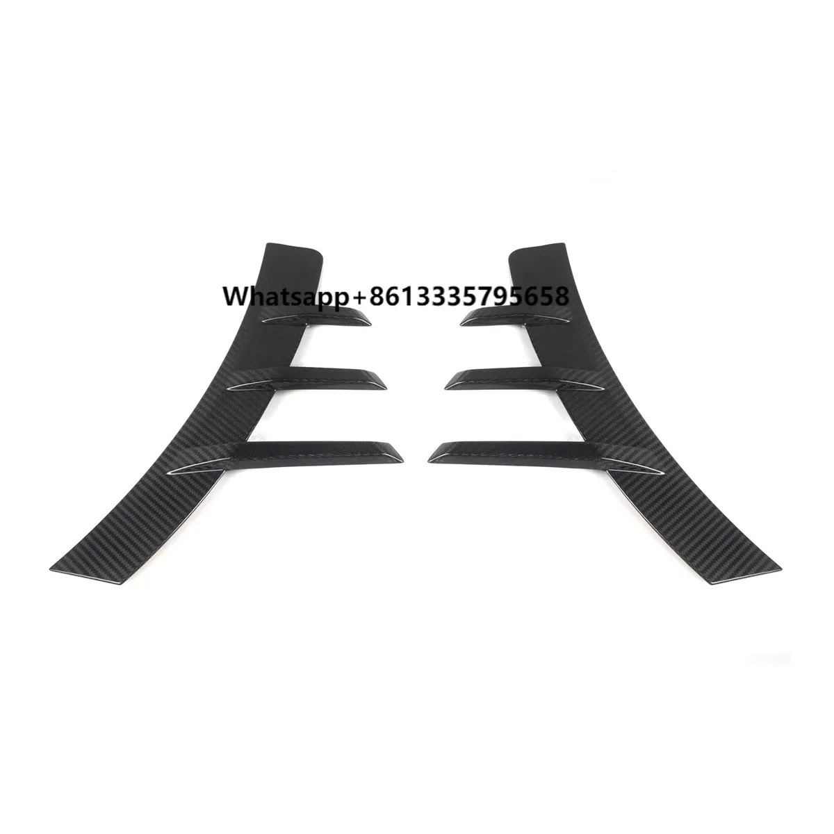 

Dry Carbon Fiber MP Style Rear Fender Flare Arch Trim for M2 G87 2023+ Side Air Vent Fender Fins