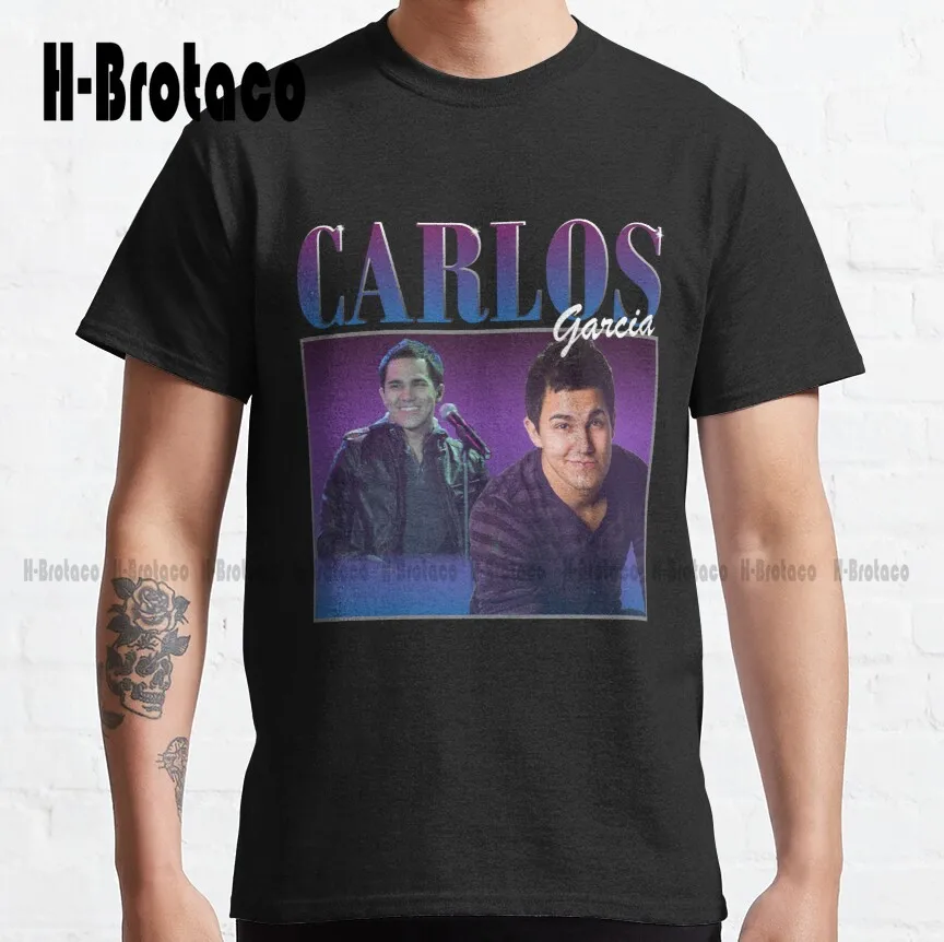 Carlos Garcia Btr Classic T-Shirt Big Time Rush Custom Gift Funny Art Streetwear Cartoon Tee Xs-5Xl Unisex Digital Printing