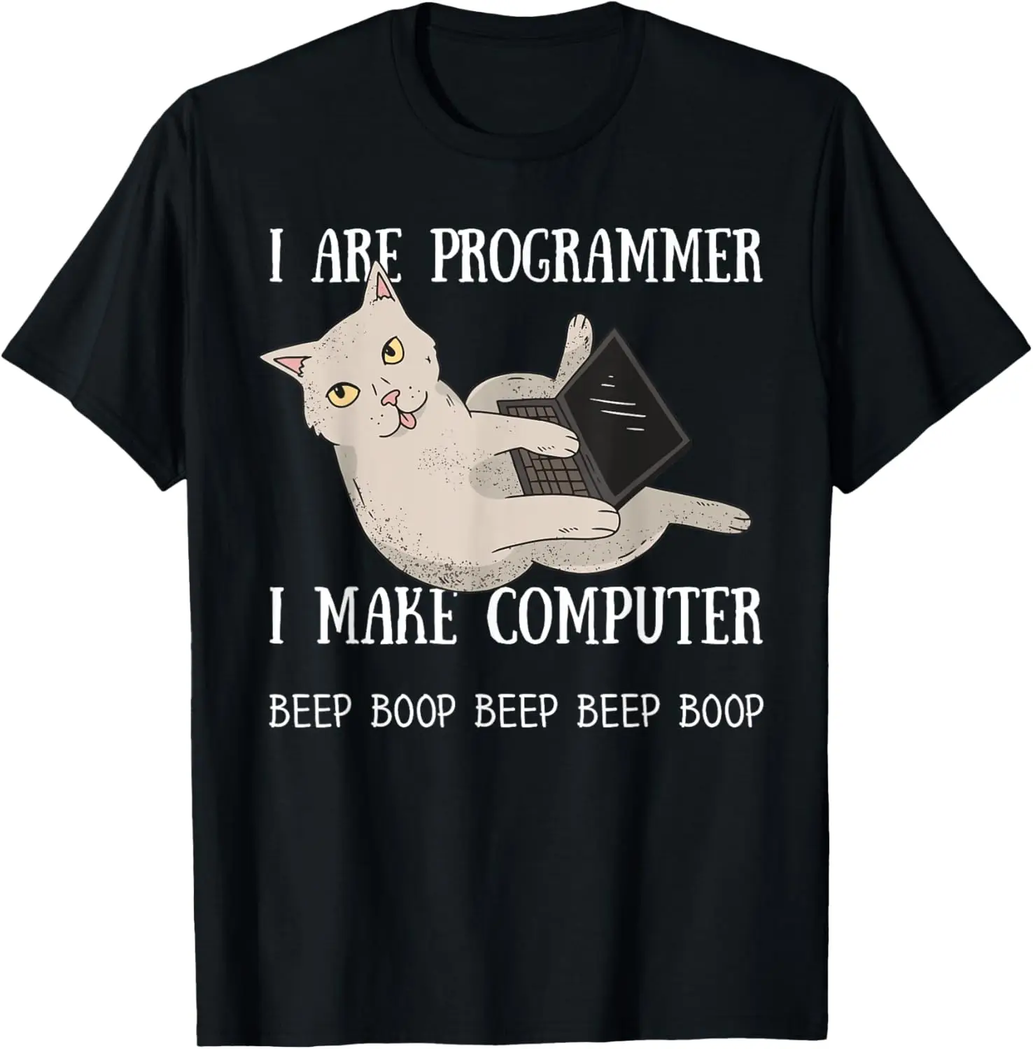 

Funny I are Programmer Computer Science Cat Kitty Nerd T-Shirt