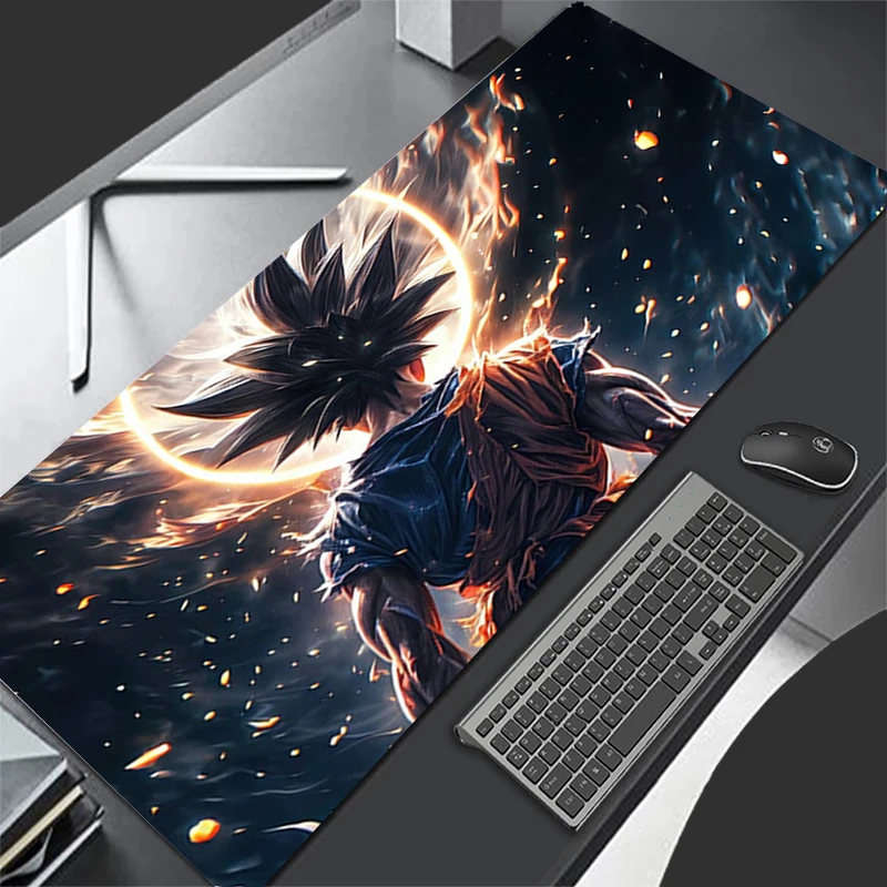 

Gaming Mousepad Dragon BallZ DBZ Big Computer Gamer Mouse pad Natural Rubber with Locking Edge Gaming Mouse Mat Big Mouse Pads