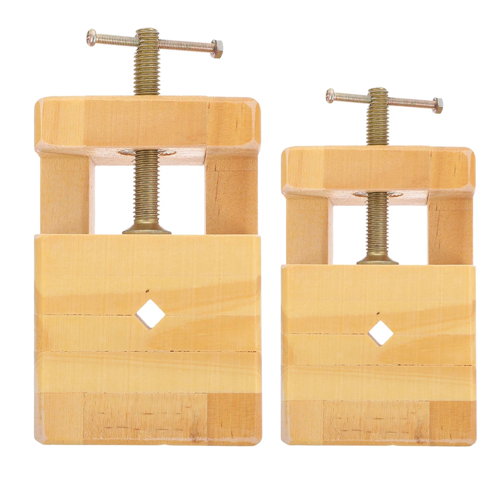 2 قطعة ختم خشبي نحت المشبك الصلبة النقش ملزمة ل ختم الحجر عقد الخط الحرفية DIY بها بنفسك أدوات حفر مقاعد البدلاء تحديد