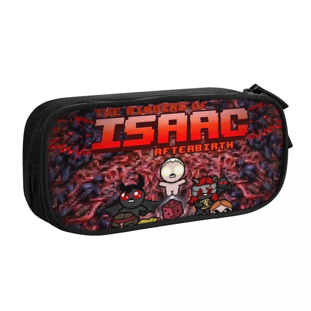 Custom The Binding Of Isaac Cute Pencil Case Girls Boys Large Capacity Video Game Pencil Box School Accessories