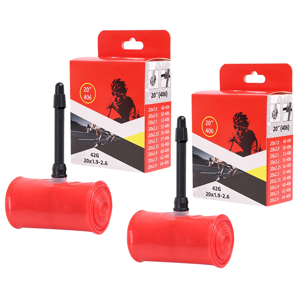 

406 1.9-2.6 45mm Presta Valve High Temperature Resistance Improved Puncture Resistance Low Temperature Resistance