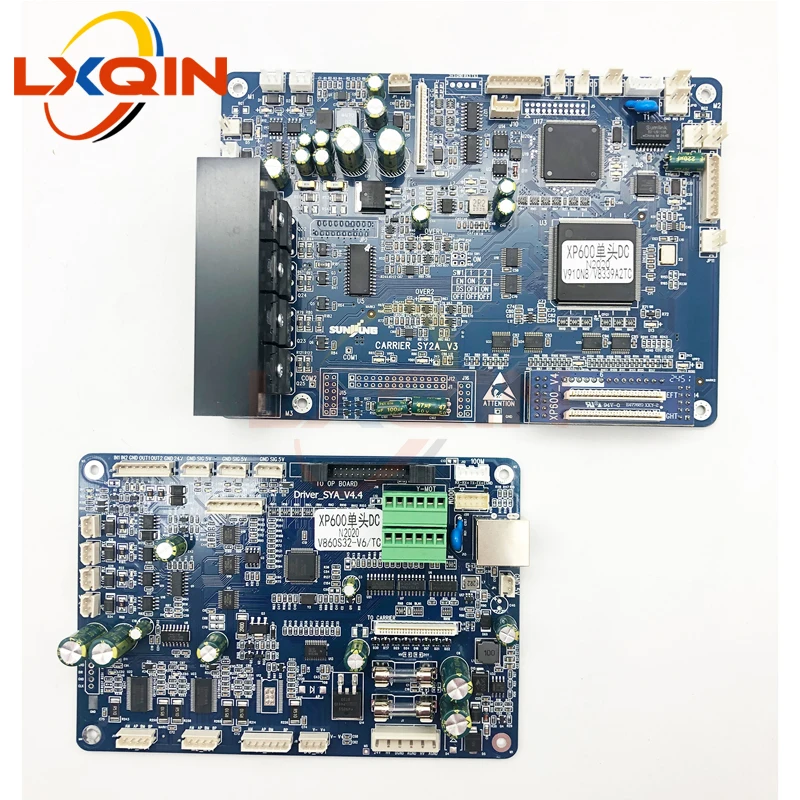 LXQIN  XP600 Single head V6 Version Board Kit for XP600 Printhead With 5pins Singal Cable 26p-3500B-1.0 Long Cable Board Kit
