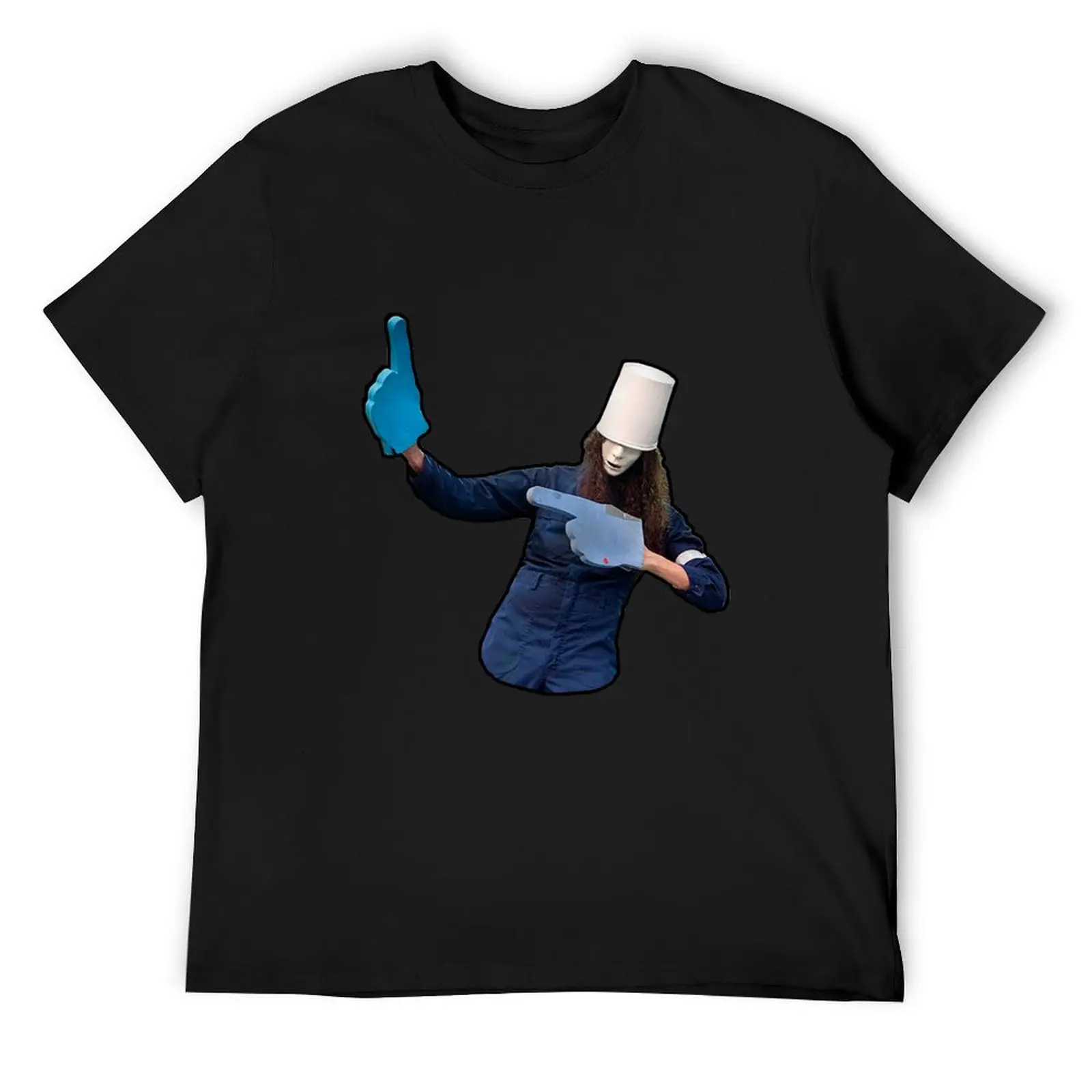 Buckethead Foam Fingers T-Shirt rapper graphic tees anime clothes mens tall t shirts